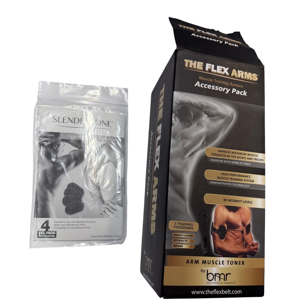 BMR The Flex Arms & Flex Mini Muscle Toner Accessory Packs with Gel Pads